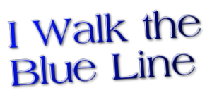 Logo for walking the Blue Line