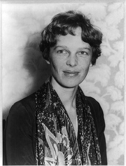 Amelia Earhart, photo courtesy Library of Congress