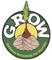 Photograph of GROW logo