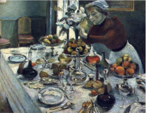 Photograph of Matisse's Dinner Table